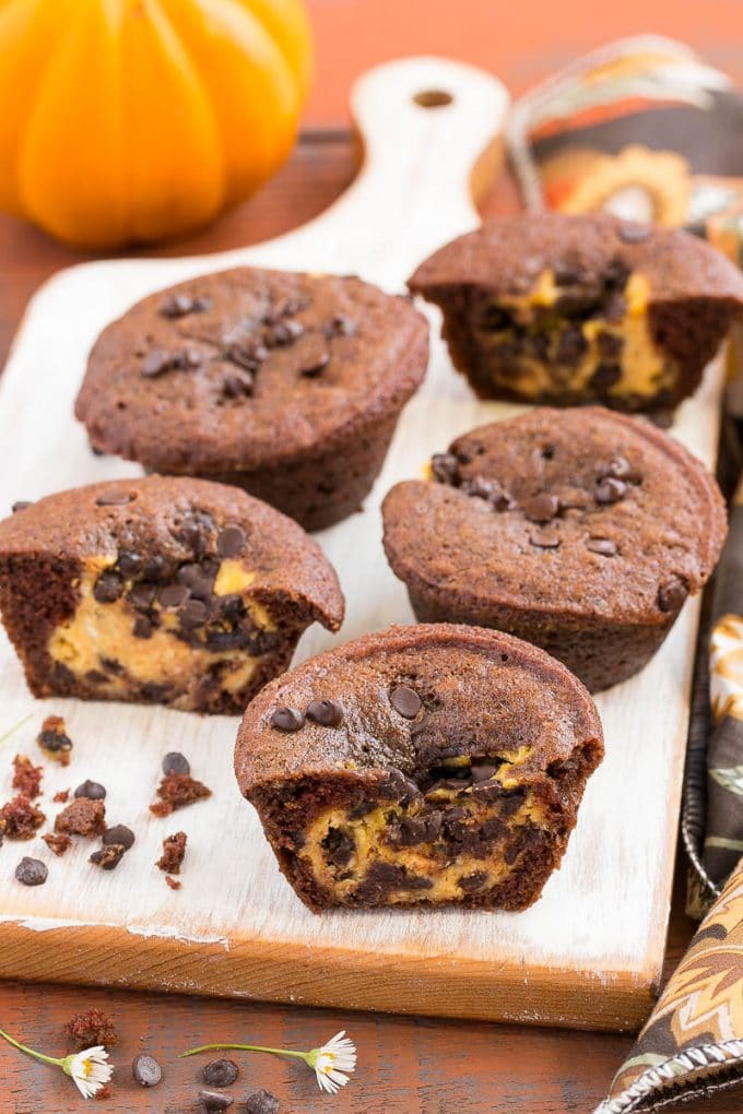 Chocolate Pumpkin Cheesecake Muffins: The Ultimate Fall Surprise